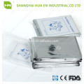 Mylar de aluminio de emergencia mantas CE ISO FDA hecho en China